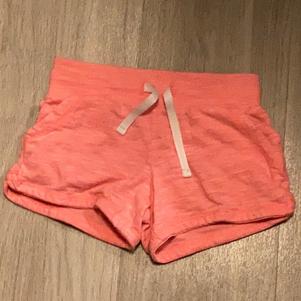 Peach Little Girls Shorts